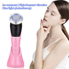 Load image into Gallery viewer, 5 in 1 EMS Face Mesotherapy Electroporation Led Photon Lifting Beauty Lifting Face Skin Facial Care Neck Massager
