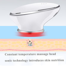 Load image into Gallery viewer, Electric Heating Facial Cleansing Brush 2 in 1 Heated Massager&amp;Sonic Vibrating,Facial Cleanser Brush for Skin Exfoliation
