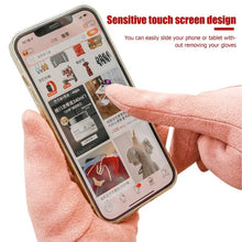 Load image into Gallery viewer, Women Full Finger Gloves USB Charging Heating Gloves 3D Ergonomics Ladies Warming Gloves Outdoor Cycling Electric Gloves
