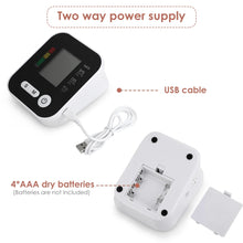 Load image into Gallery viewer, Automatic Digital Wrist Blood Pressure Monitor Sphygmomanometer Tonometer Tensiometer Heart Rate Pulse Meter BP Monitor
