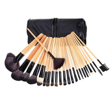 Load image into Gallery viewer, 24Pcs Professional Makeup Brush Leather Bag Gift Cosmetic Eyeshadow Foundation Lash Eyelashes Concealer Makeup Brushes Tool
