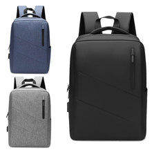 Load image into Gallery viewer, Business Backpacks For Men USB Charging Multi-function Bag For Laptop 15.6 Casual Waterproof Oxford Cloth Rucksack Man
