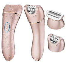 Load image into Gallery viewer, 2in1 Women Epilator Electric Female Epilator Facial Grooming Remover Hair Removal Lady Body Bikini Trimmer Shaver Kit
