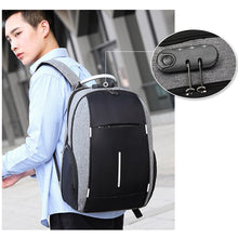 Load image into Gallery viewer, Men's Backpack Business Multifunctional USB Charging Notebook Bag For 15.6 Inch Casual Waterproof Backbag For Man
