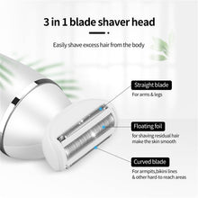 Load image into Gallery viewer, Electric Epilator Hair Shaving And Removal Female Facial Razor Skincare Trimmer For Women Facial Body Leg Electric Shaver
