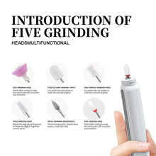 Load image into Gallery viewer, New Professional Electric Nail Drill Machine Pedicure Manicure Drill Set Mill Cutter Set Nail File 15000RPM Polishing Equipment
