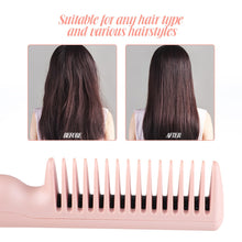 Load image into Gallery viewer, 2-in-1 Hair Straightener Tourmaline Ceramic Hair Curler Brush Hair Comb Straighteners Curling Hair Iron Hair Styler Tool
