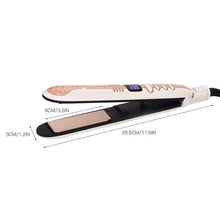 Load image into Gallery viewer, 2 In 1 Professional Hair Straightener Curler Flat Iron LED Digital Display Fast Heating Ceramic Hair Straightening Curler Tools
