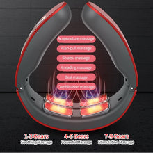 Load image into Gallery viewer, Smart Electric Neck Massager Wireless Shoulder Body Massager 6 Modes Treatment Pulse Pain Relief Health Care Tool Machine
