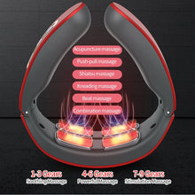 Load image into Gallery viewer, Smart Electric Neck Massager Wireless Shoulder Body Massager 6 Modes Magnetic Treatment Pulse Pain Relief Health Care Tool Machine
