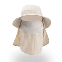 Load image into Gallery viewer, Summer Quick-drying Men Women Hat Outdoor Face Mask Wide Brim Bucket Hat Sun Protection Cap for Fishing Hunting
