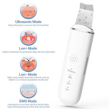 Load image into Gallery viewer, New Ultrasonic Ion Face Cleansing Skin Scrubber Peeling Shovel EMS Facial Pore Cleaner Nu Face Skin Lift Machine Galvanic Spa
