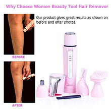 Load image into Gallery viewer, Electric Mini Facial Painless Hair Trimmer Multifunction Hair Removal Face Shaver Portable Remover Epilator Women Beauty Tool
