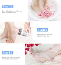 Load image into Gallery viewer, Portable Electric Vacuum Adsorption Foot Grinder Electronic Foot File Pedicure Tools Callus Remover Feet Care Sander
