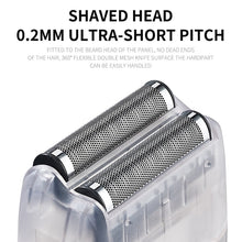 Load image into Gallery viewer, Rechargeable Electric Hair Clipper Men Hair Cutting Machine Transparent Cover Beard Hair Trimmer Cordless Hair Clipper Set
