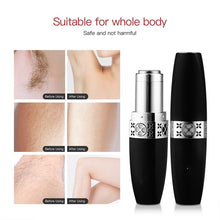 Load image into Gallery viewer, Lipstick Electric Epilator Women Portable Hair Removal USB Rechargeable Trimmer For Whole Body Hair Remover Shavers Lady Rozor
