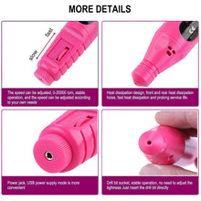 Load image into Gallery viewer, Electric Nail Drill Machine 20000RPM Professional Nail File Kit Cordless Milling Cutter Pedicure Manicure Tool Nail Salon
