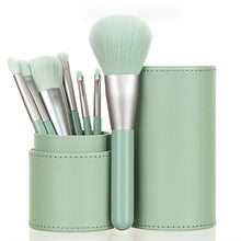 Load image into Gallery viewer, 7PC Makeup Brush Set With Case Organizer Pink Blush Eyeshadow Concealer Lip Cosmetics Make up For Powder Foundation Beauty Tools
