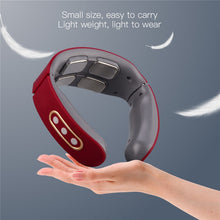 Load image into Gallery viewer, Smart Electric Neck Massager Wireless Shoulder Body Massager 6 Modes Magnetic Treatment Pulse Pain Relief Health Care Tool Machine
