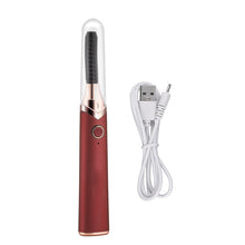 Load image into Gallery viewer, Beauty Makeup Heated Eyelash Curler Rechargeable Long Lasting Natural Curling Portable Pen Quick Heating Eye Lash Ironing Comb
