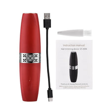 Load image into Gallery viewer, Lipstick Electric Epilator Women Portable Hair Removal USB Rechargeable Trimmer For Whole Body Hair Remover Shavers Lady Rozor
