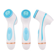 Load image into Gallery viewer, 3 In 1 Electric Facial Cleansing Brush Rotating Face Deep Cleaning Waterproof Skin Exfoliation Facial Massager
