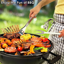 Load image into Gallery viewer, 25PCS/Set Stainless Steel Barbecue Grilling Tools Set BBQ Utensil Accessories Camping Outdoor Cooking Tools Kit with Carry Bag
