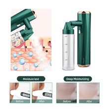 Load image into Gallery viewer, Mini Facial Nano vaporizer Air Compressor Face moisturizer Moisturizing Sprayer Spray Gun Oxygen Skin Care Face Steamer
