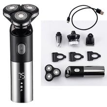 Load image into Gallery viewer, 4 In 1 Men's Hair Shaver Electric Beard Nose Ear Trimmer Razor Machine LED Display Clippers Rechargeable Washable Shaving Tools
