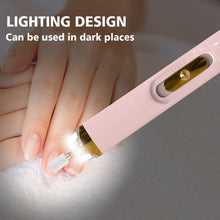 Load image into Gallery viewer, USB Professional Electric Pen-Shape Nail Grinder Machine 5 IN 1 LED Nail Art Drill Set File Nail Pedicure Drill Nails Apparatus
