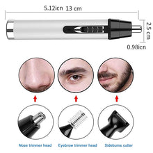 Load image into Gallery viewer, 4 In 1 Mini Portable Nose Ear Eyebrow Trimmer Men's Electric Beard Shaver Rechargeable Cordless Clipper Razor Haircut Machine
