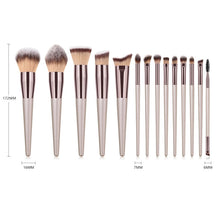 Load image into Gallery viewer, 14pcs Fashionable Brushes Contour Blush Makeup Professional Foundation Eyeshadow Eyebrow Powder Make Up Brush Cosmetic Tools
