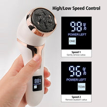 Load image into Gallery viewer, Electric Pedicure Tools Foot Care 3 Grinding Heads Waterproof Remove Leg Heels Dead Skin Callus Remover Feet Clean Machine
