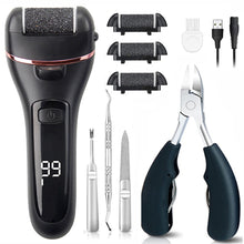 Load image into Gallery viewer, Electric Foot File For Heels Grinding Pedicure Tools Professional Foot Care Tool Kit Dead Hard Skin Callus Remover
