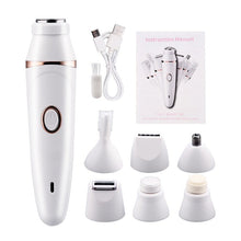 Load image into Gallery viewer, 7 In 1 Women Epilator Hair Removal Female Eyebrow Nose Trimmer Face Bikini Wet and Dry Waterproof Lady Shaver Machine
