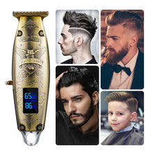 Load image into Gallery viewer, Chargeable Electric Hair Cutting Machine Hair Beard Clipper Men's Shaver Mute Trimmer Barber Professional hair Clipper
