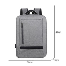 Load image into Gallery viewer, Backpack For Men USB Charging Business Bag Multifunctional Waterproof Rucksack Male For Laptop 15 6 Inch Portable Travel Bagpack
