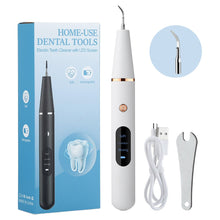 Load image into Gallery viewer, Ultrasonic Dental Cleaner Set Dental Calculus Scaler Electric Sonic Oral Teeth Tartar Remover Plaque Stains Cleaner Teeth Tool
