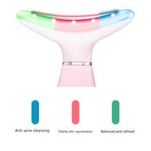 Load image into Gallery viewer, Neck Anti Wrinkle Face Lifting Beauty Device LED Photon Treatment Skin Care EMS Tighten Massager Reduce Double Chin Wrinkle Removal
