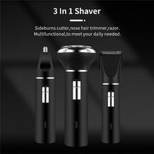 Load image into Gallery viewer, 3 In 1 Electric Hair Shavers For Men Nose Beard Ear Trimmer Hair Clippers 3D Floating Blade Hair Cutter Razor Machine
