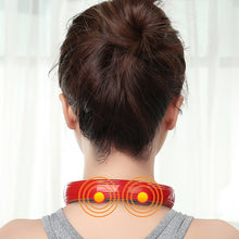 Load image into Gallery viewer, Electric Neck Massager Pulse Back 6 Modes Heating Shoulder EMS Muscle Massage Trainer Relaxation Pain Relief Physiotherapy Tools

