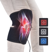 Load image into Gallery viewer, Heating Knee Pads Knee Brace Support Pads Thermal Heat Treatment Wrap Hot Compress Knee Massager for Cramps Arthritis Pain Relief
