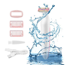 Load image into Gallery viewer, Waterproof Electric Women Epilator Hair Removal Face Bikini Legs Depilatory Trimmer Razors Lady Shaver Cordless Haircut Machine
