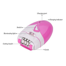 Load image into Gallery viewer, USB Rechargeable Women Epilator Body Leg Hair Removal Depilator Shaver Female Electric Shaving Apparatus Depilation Machine
