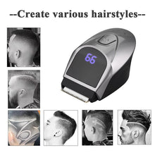 Load image into Gallery viewer, 2 In 1 Electric Hair Clippers Beard Trimmer LED Display Hair Cutter Replacement Blades Rechargeable Shaver Machine

