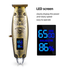 Load image into Gallery viewer, Chargeable Electric Hair Cutting Machine Hair Beard Clipper Men's Shaver Mute Trimmer Barber Professional hair Clipper
