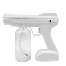 Load image into Gallery viewer, Electric Cordless Fogger 800ml Sprayer UV Atomization Disinfector Blue Light Nano Sprayer Gun For Home Office Hospital School
