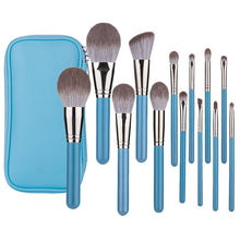 Load image into Gallery viewer, 13 pcs Blue Makeup Brushes Set Powder Blush Blending Eye shadow Lip Cosmetic Beauty Make Up Brush
