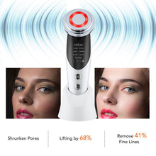 Load image into Gallery viewer, 7 in 1 EMS Facial Lifting Device Radio Frequency LED Photon Skin Rejuvenation Anti Aging Pores Cleaner Face Massager
