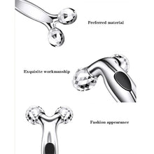 Load image into Gallery viewer, 3D Face lift Roller Massager Massage Instrument 360 Rotate Roller Massager Y Shape For Face Lifting Wrinkle Remover
